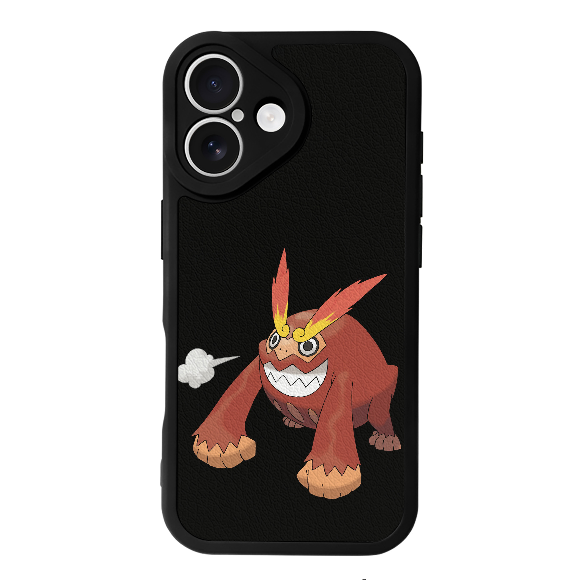（画像用） ポケットモンスター Pokémon 【iPhone 16シリーズ対応】シリコンスマホケース（レザー調） 材質：シリコン